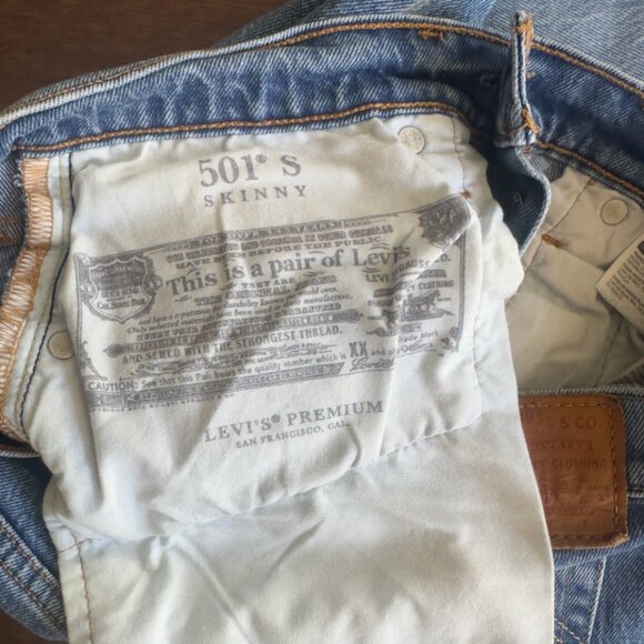 Levi's 501 Skinny - Picture 5 of 5